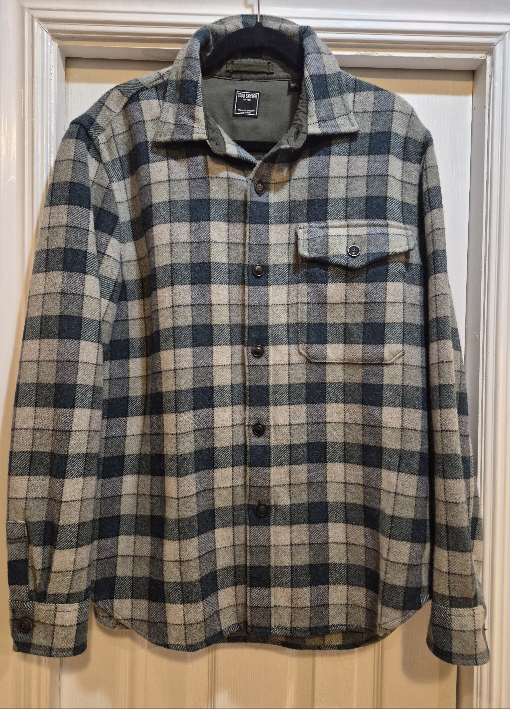 Todd Snyder Wool Utility Overshirt Size L
